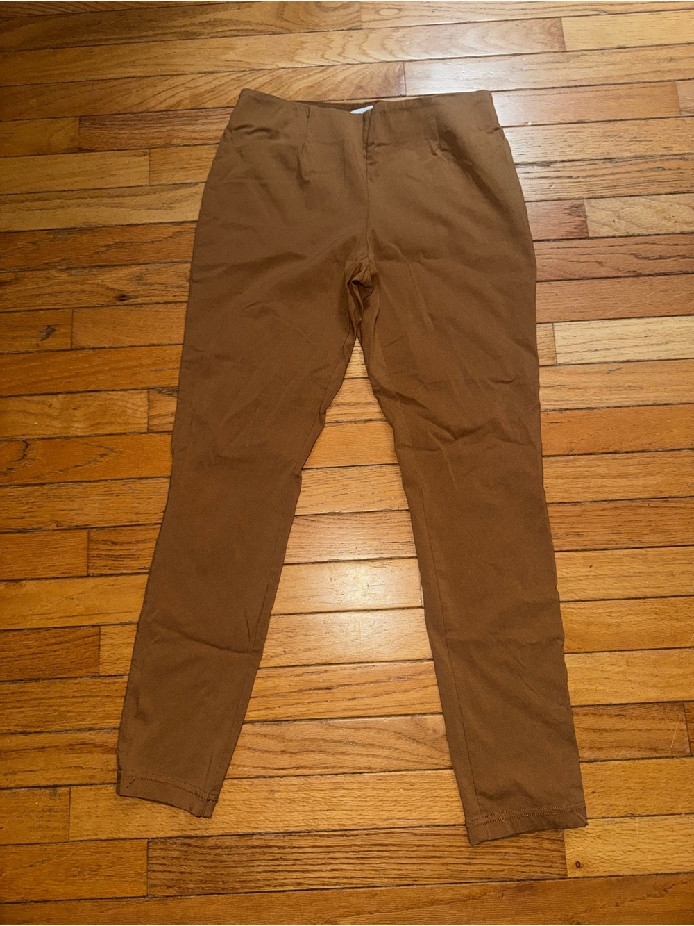 Calvin Klein Women's Straight Leg Pants in Brown